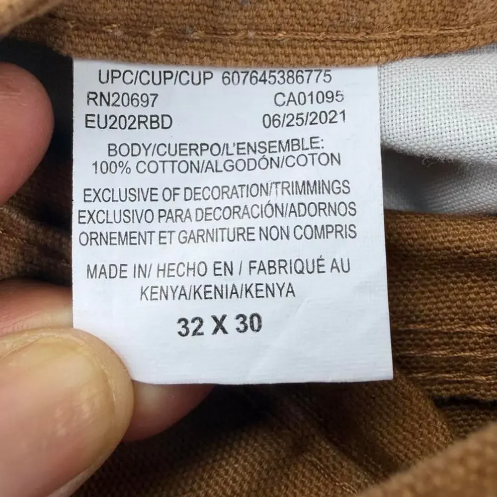 Dickies tan carpenter pants workwear Mens 32x30 Hammer Hold